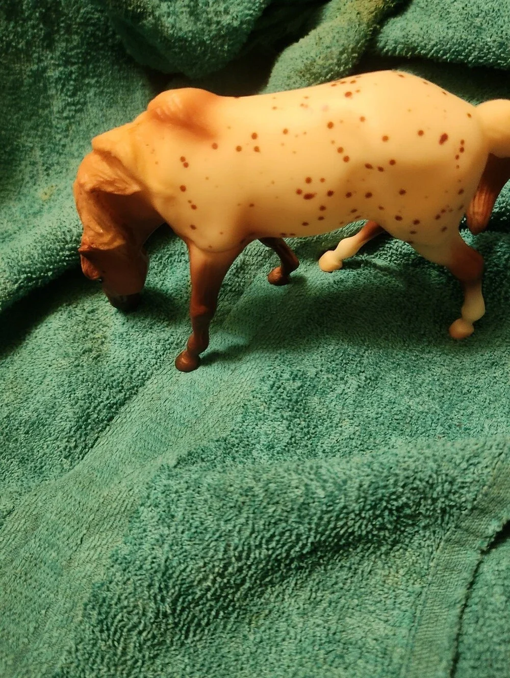 Brown and Cream Appaloosa Horse Figurine - Decorative Home Accent